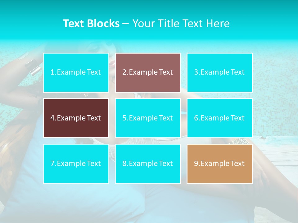 Pool Resort Healthy PowerPoint Template