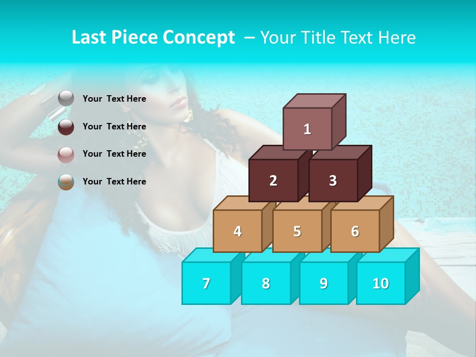 Pool Resort Healthy PowerPoint Template