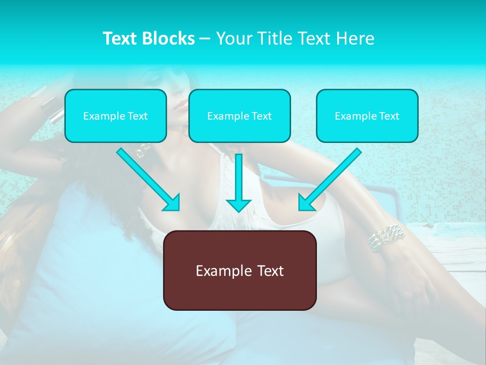Pool Resort Healthy PowerPoint Template