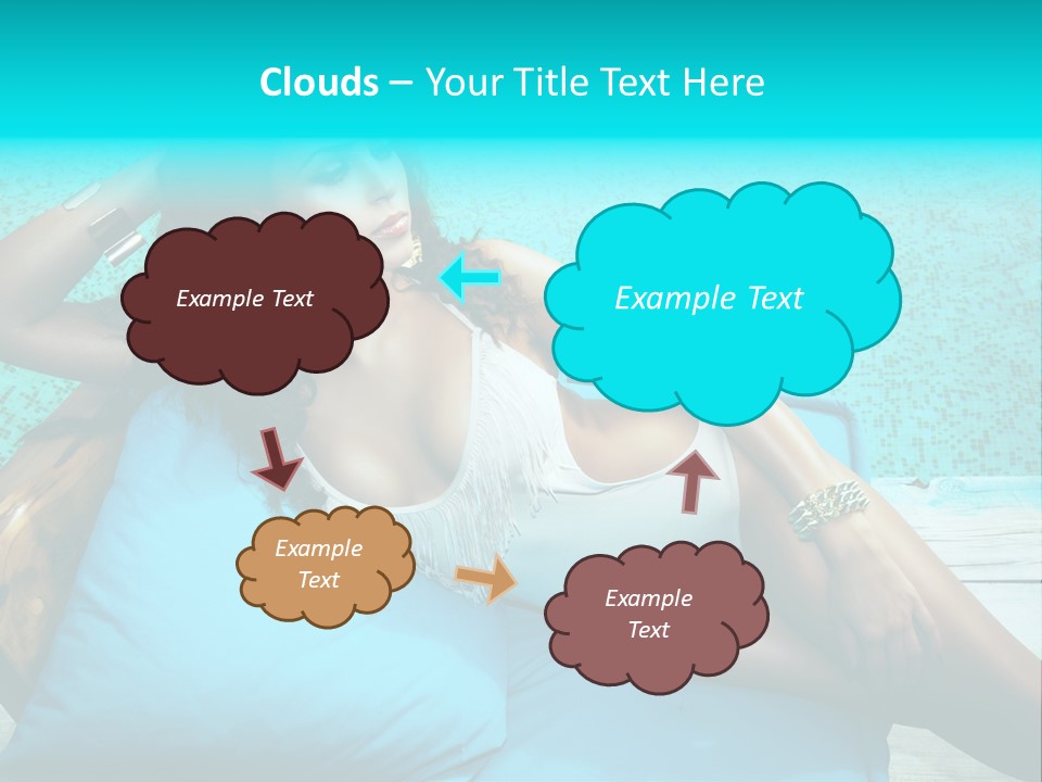 Pool Resort Healthy PowerPoint Template