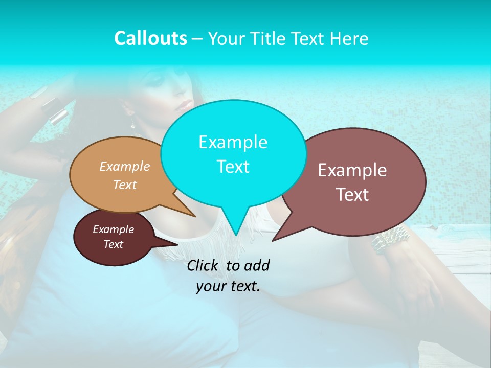 Pool Resort Healthy PowerPoint Template