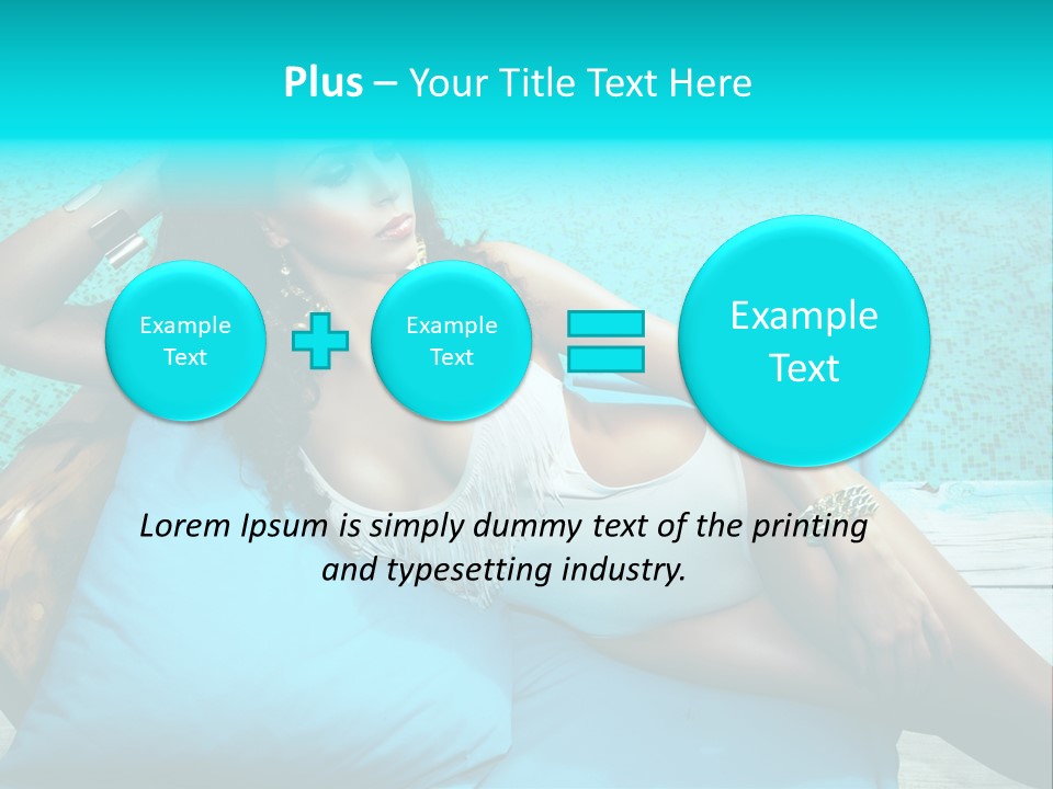 Pool Resort Healthy PowerPoint Template