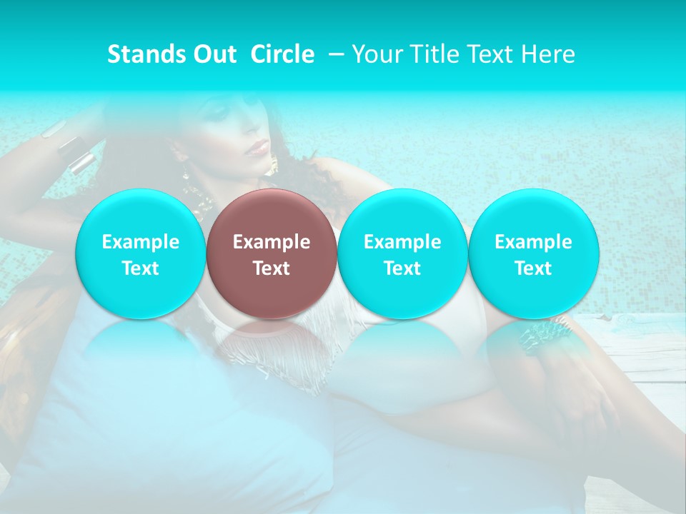 Pool Resort Healthy PowerPoint Template