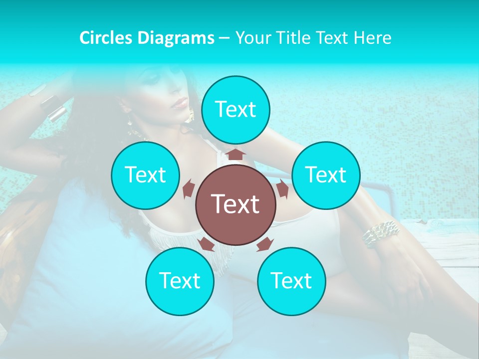 Pool Resort Healthy PowerPoint Template