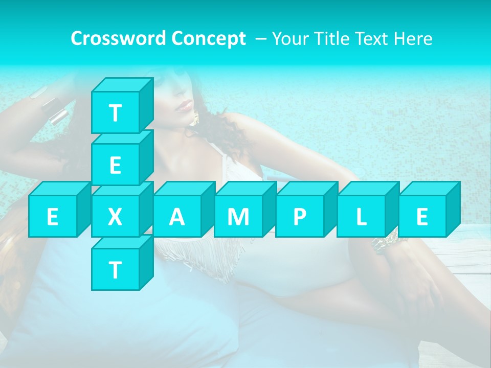 Pool Resort Healthy PowerPoint Template