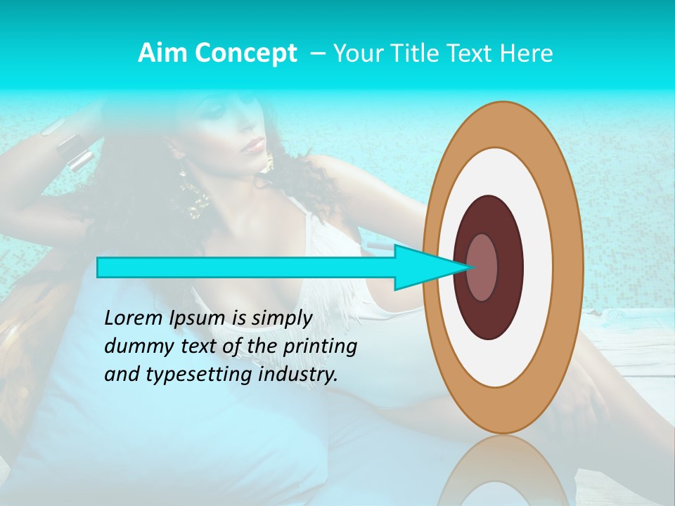 Pool Resort Healthy PowerPoint Template