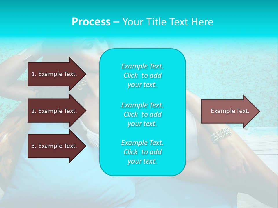 Pool Resort Healthy PowerPoint Template