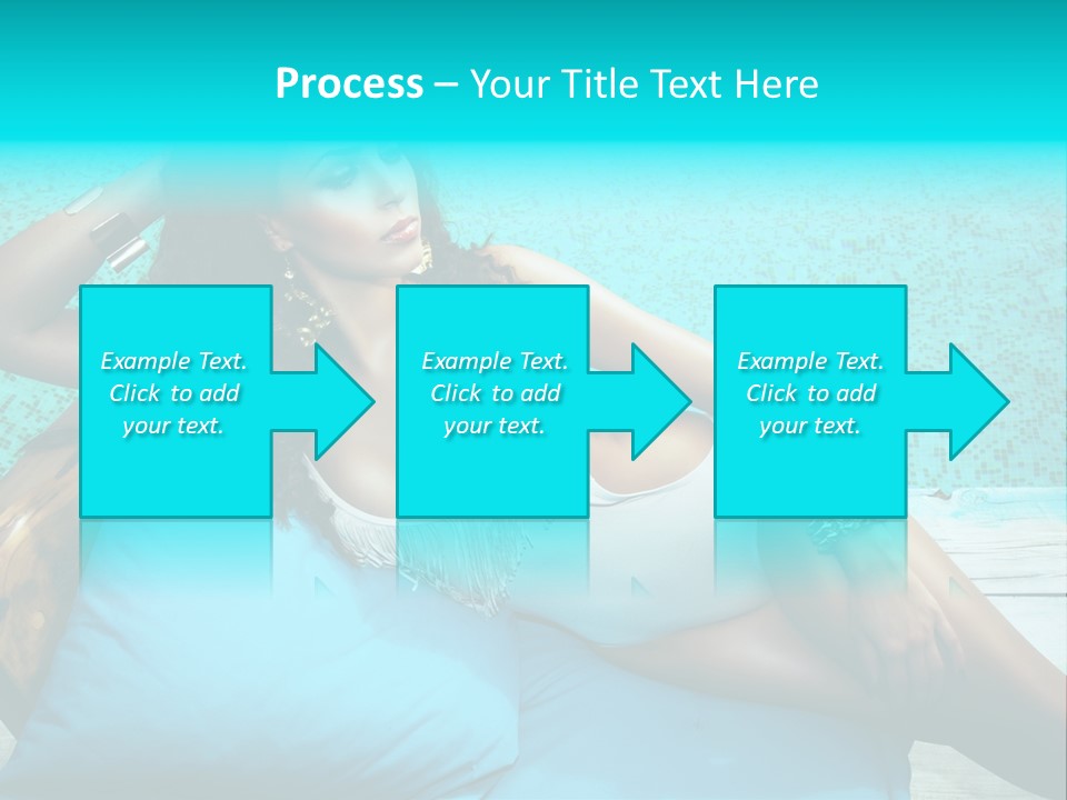 Pool Resort Healthy PowerPoint Template