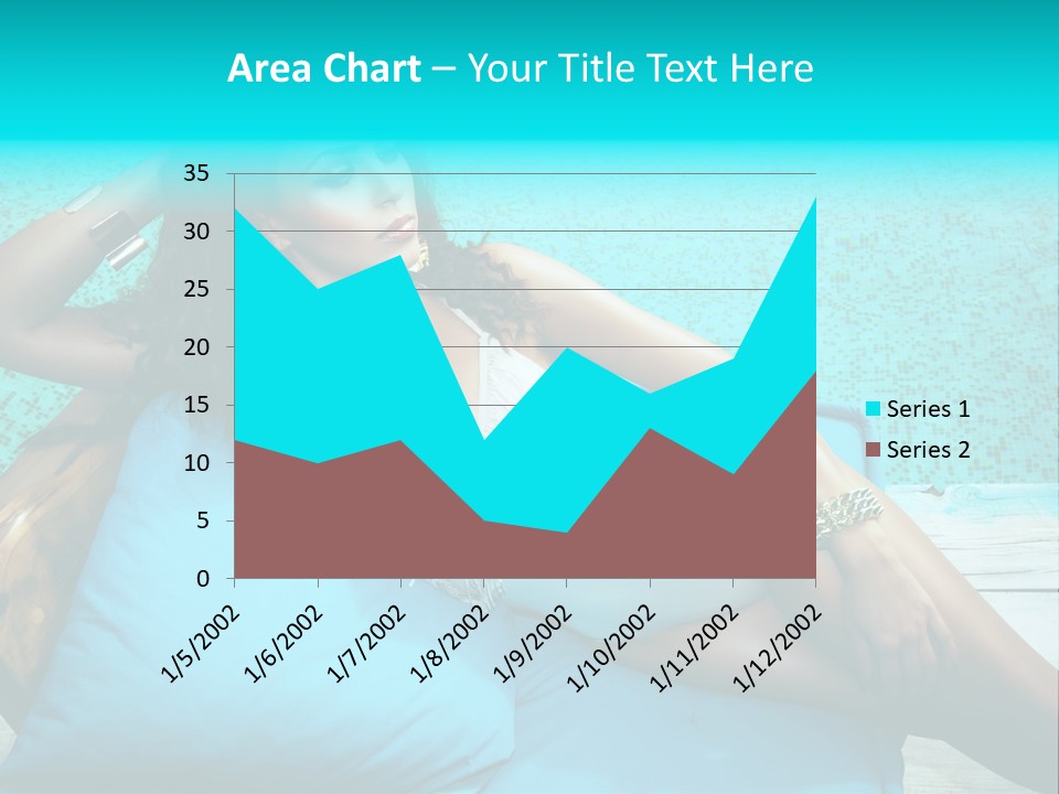 Pool Resort Healthy PowerPoint Template