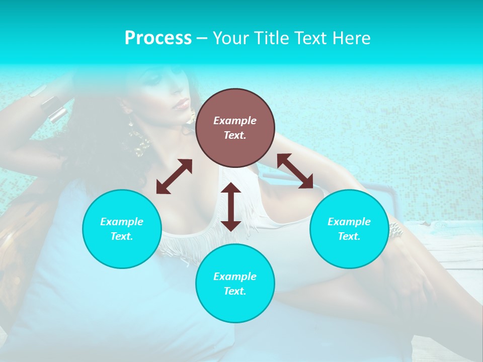 Pool Resort Healthy PowerPoint Template