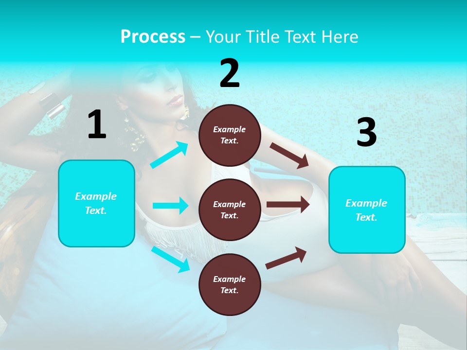 Pool Resort Healthy PowerPoint Template