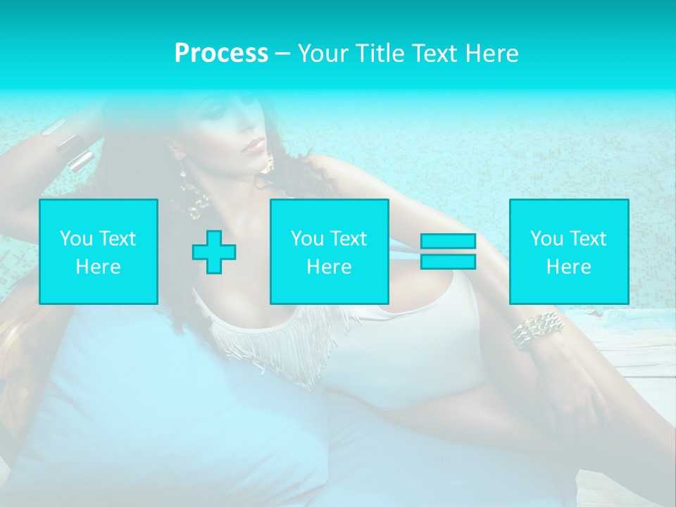 Pool Resort Healthy PowerPoint Template