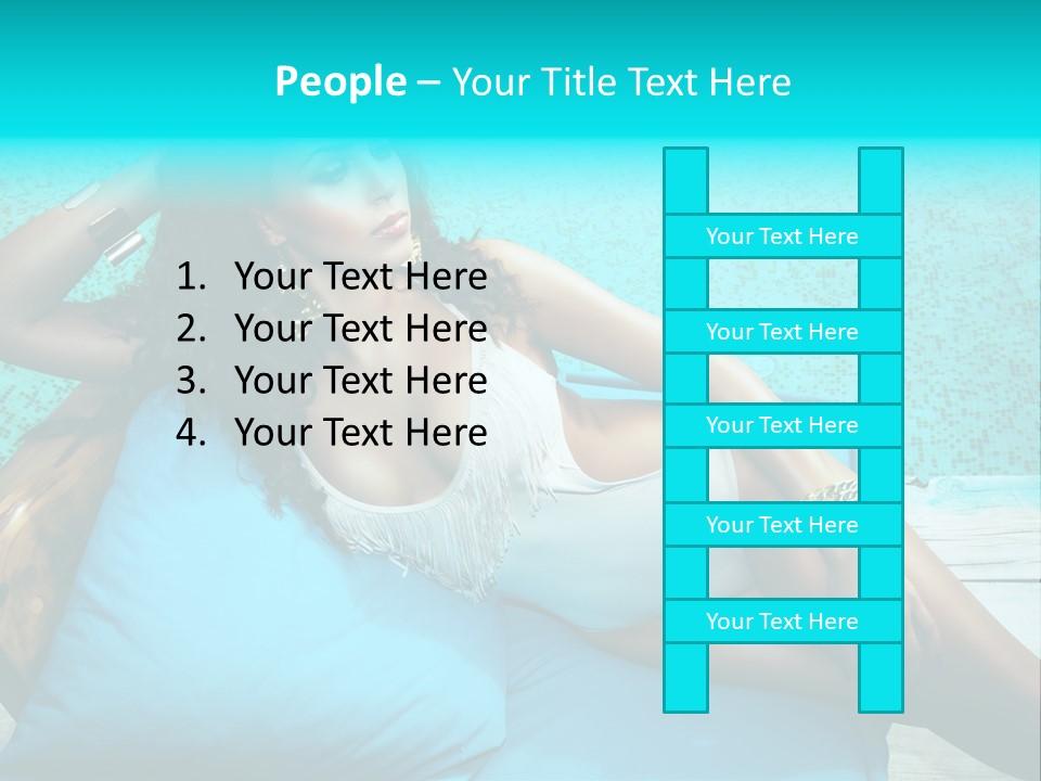 Pool Resort Healthy PowerPoint Template