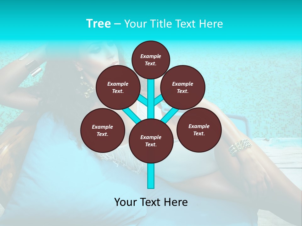 Pool Resort Healthy PowerPoint Template