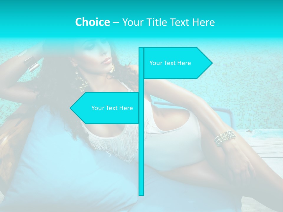 Pool Resort Healthy PowerPoint Template