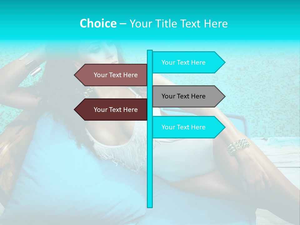 Pool Resort Healthy PowerPoint Template