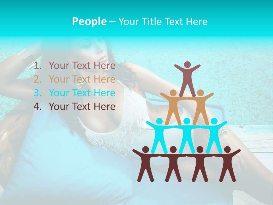 Pool Resort Healthy PowerPoint Template