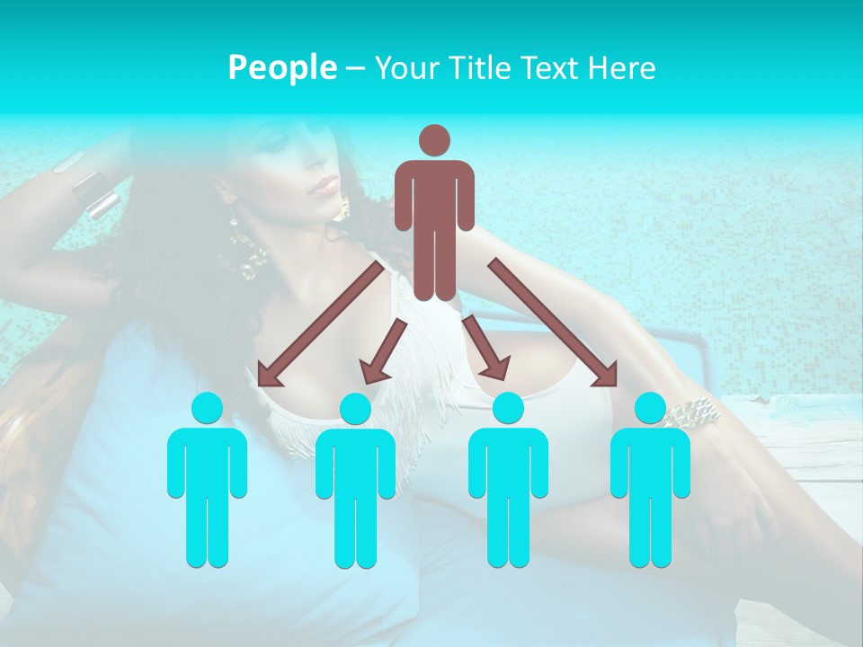 Pool Resort Healthy PowerPoint Template