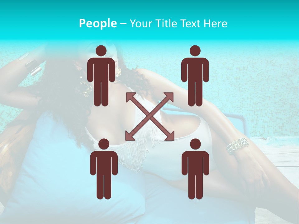 Pool Resort Healthy PowerPoint Template