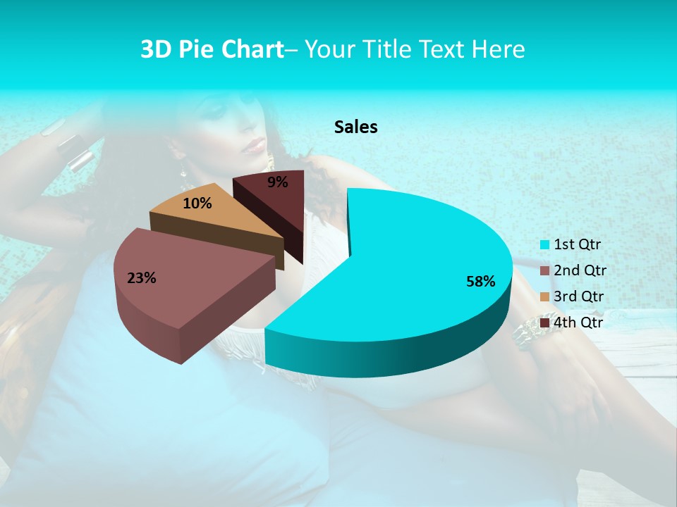 Pool Resort Healthy PowerPoint Template