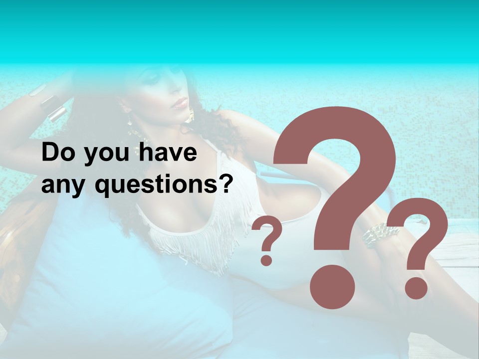 Pool Resort Healthy PowerPoint Template