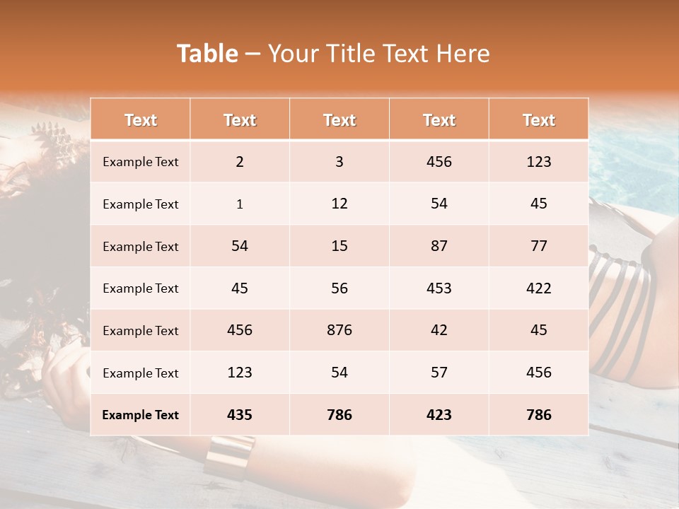 Sunny Young Bronzed PowerPoint Template