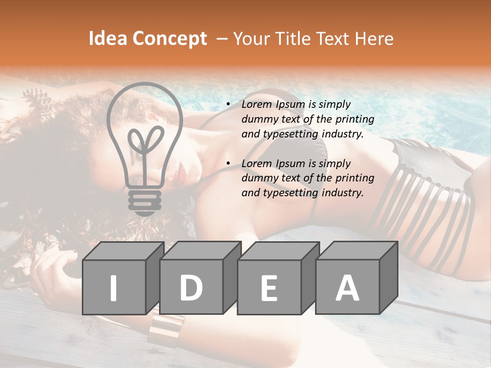 Sunny Young Bronzed PowerPoint Template
