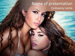 Beautiful Water Tanned PowerPoint Template