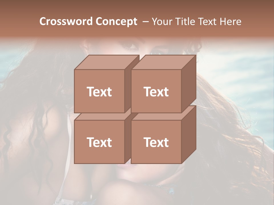Beautiful Water Tanned PowerPoint Template