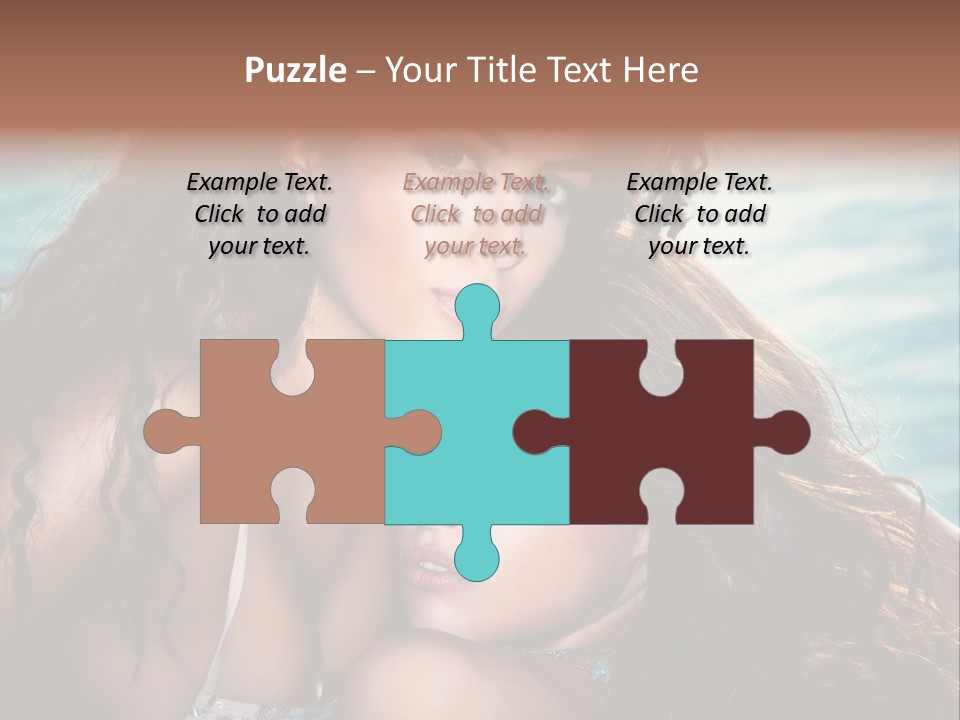 Beautiful Water Tanned PowerPoint Template