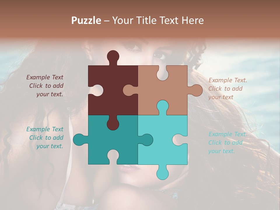 Beautiful Water Tanned PowerPoint Template