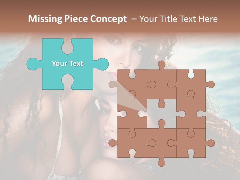 Beautiful Water Tanned PowerPoint Template