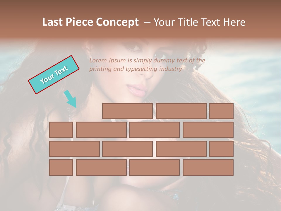 Beautiful Water Tanned PowerPoint Template