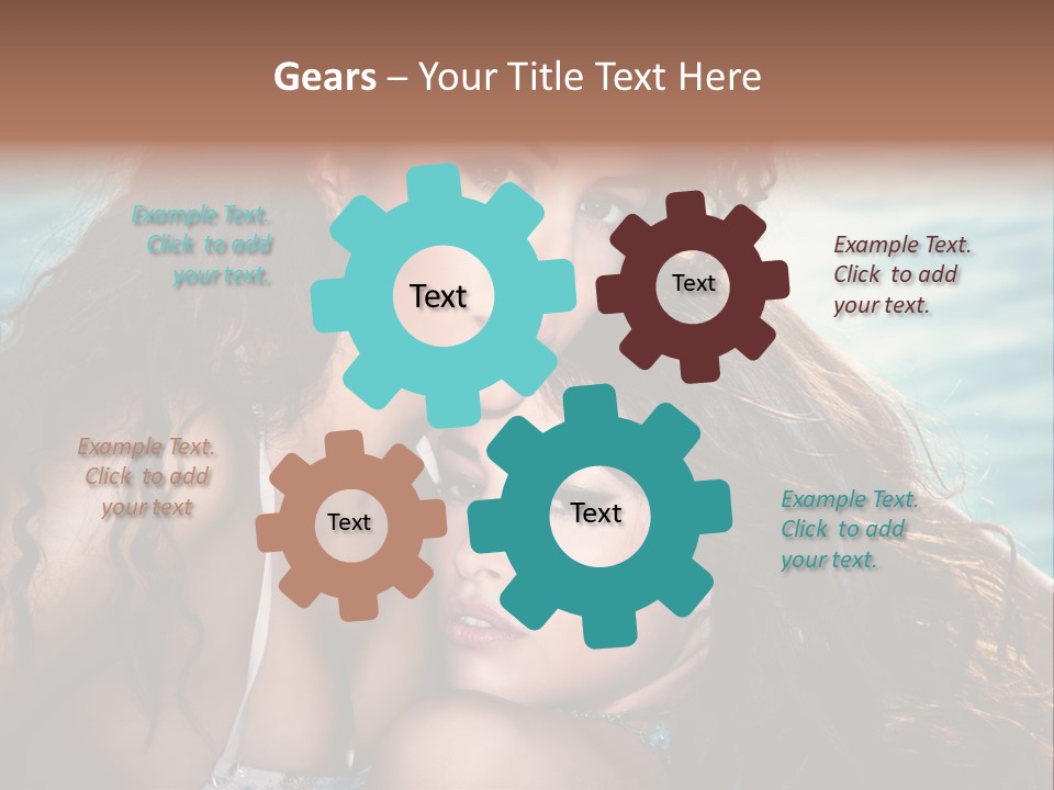Beautiful Water Tanned PowerPoint Template