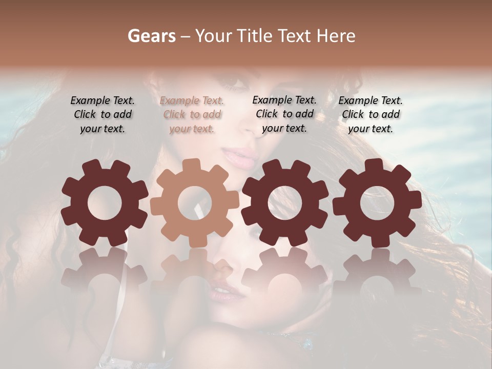 Beautiful Water Tanned PowerPoint Template