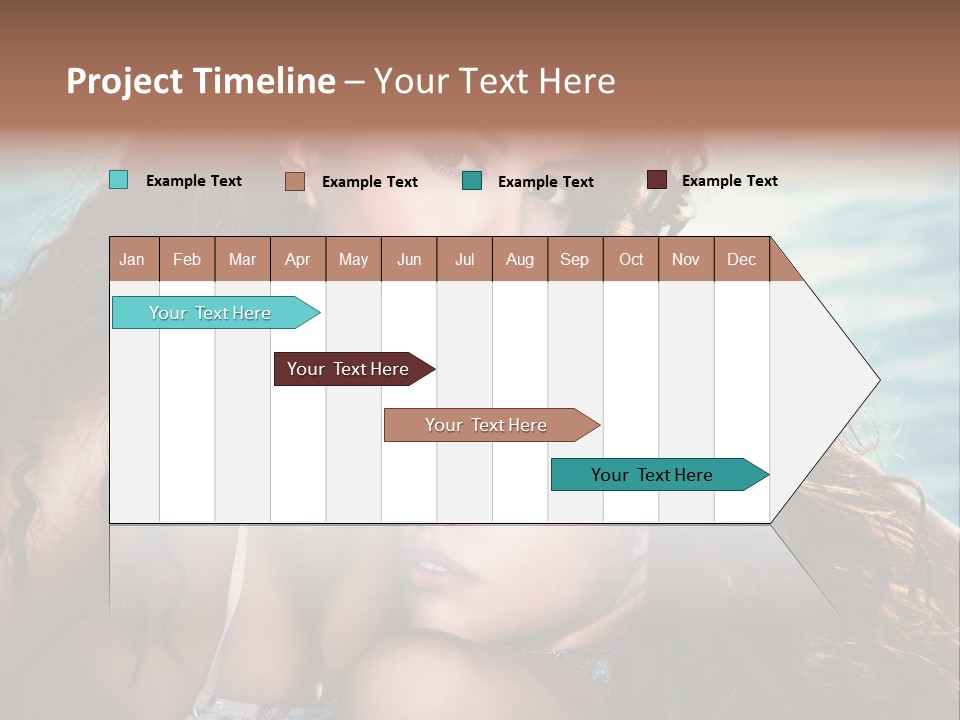 Beautiful Water Tanned PowerPoint Template