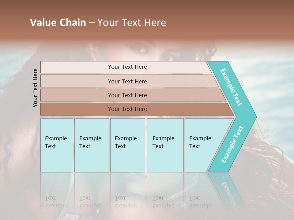 Beautiful Water Tanned PowerPoint Template