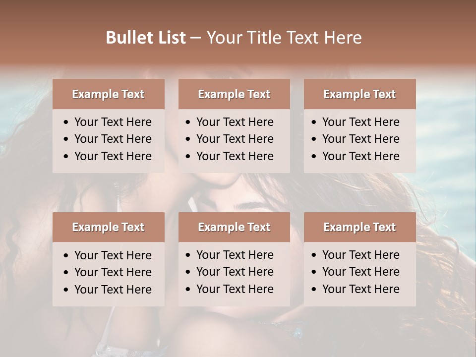 Beautiful Water Tanned PowerPoint Template