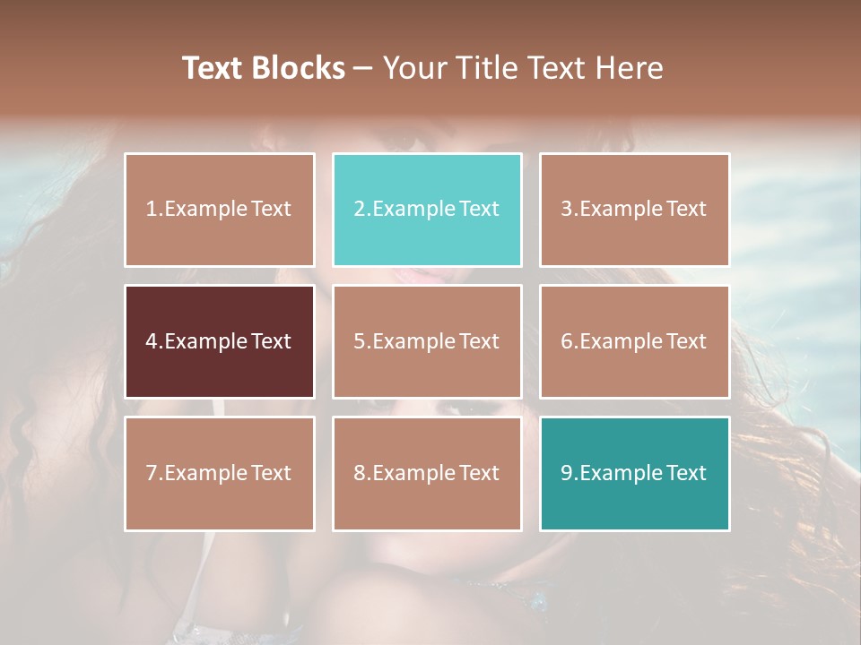 Beautiful Water Tanned PowerPoint Template