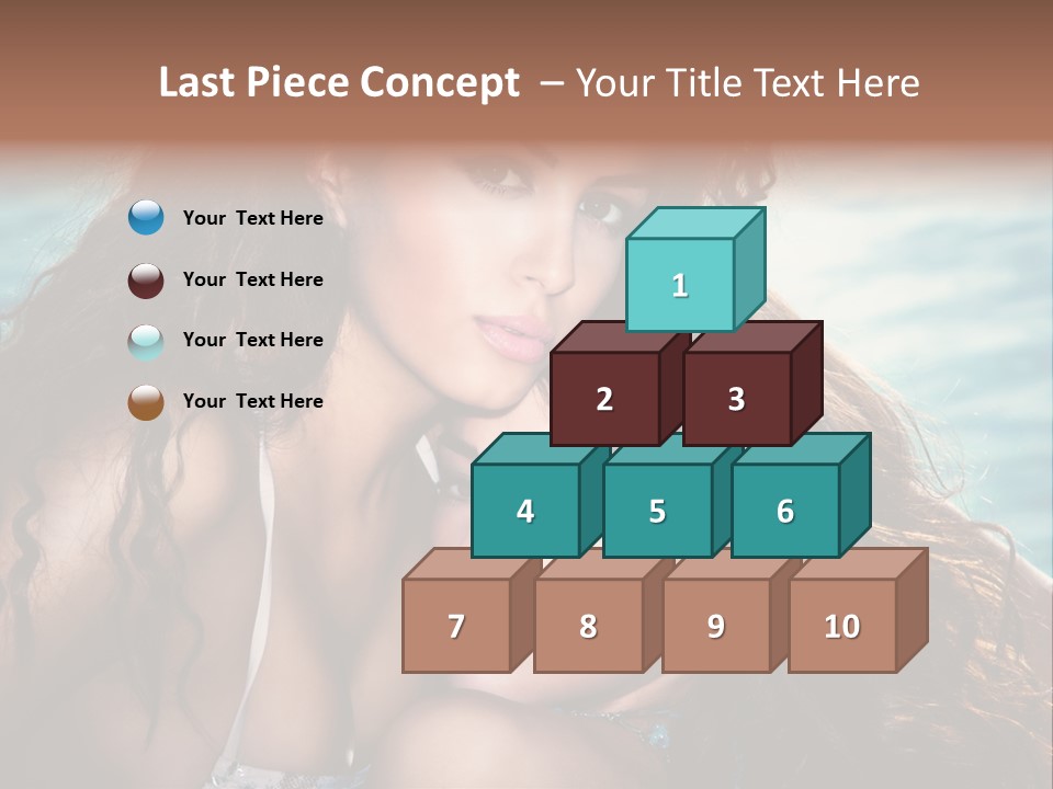 Beautiful Water Tanned PowerPoint Template