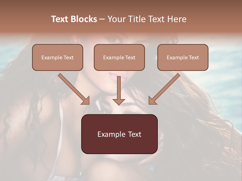 Beautiful Water Tanned PowerPoint Template