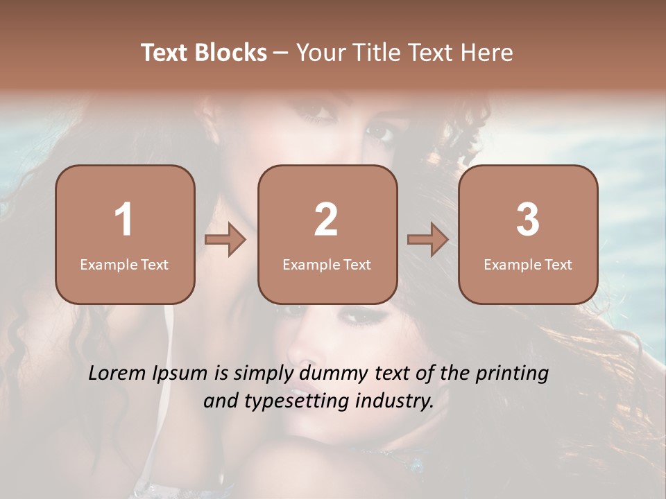 Beautiful Water Tanned PowerPoint Template