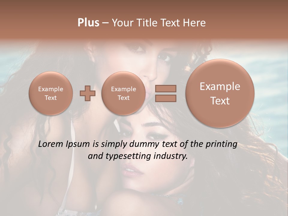 Beautiful Water Tanned PowerPoint Template