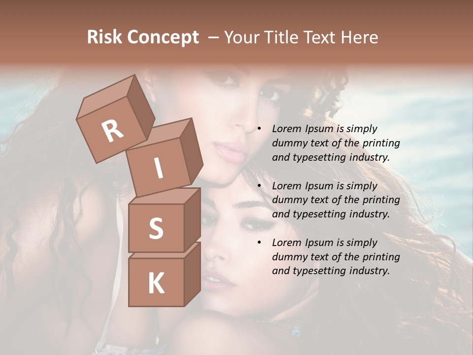 Beautiful Water Tanned PowerPoint Template