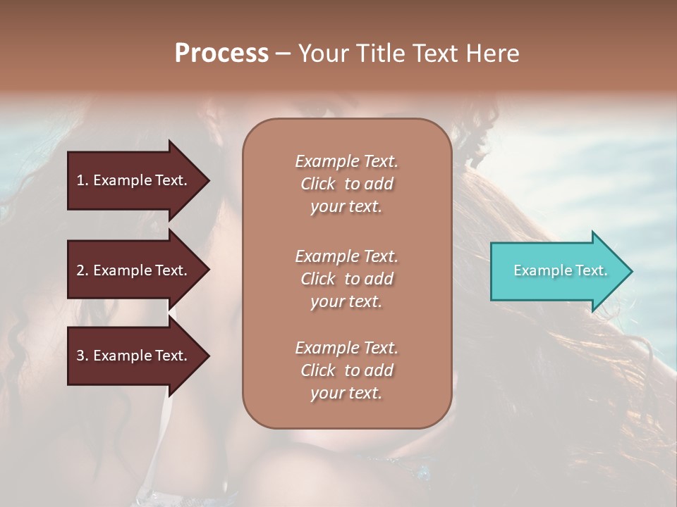 Beautiful Water Tanned PowerPoint Template