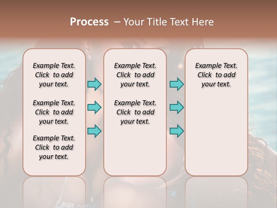 Beautiful Water Tanned PowerPoint Template