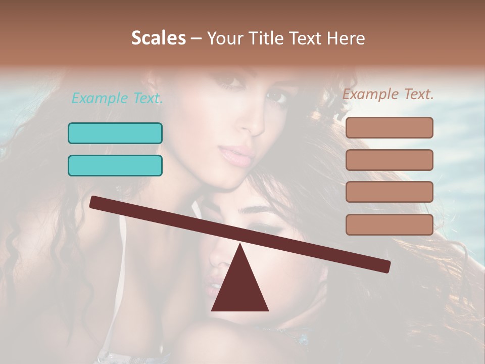 Beautiful Water Tanned PowerPoint Template