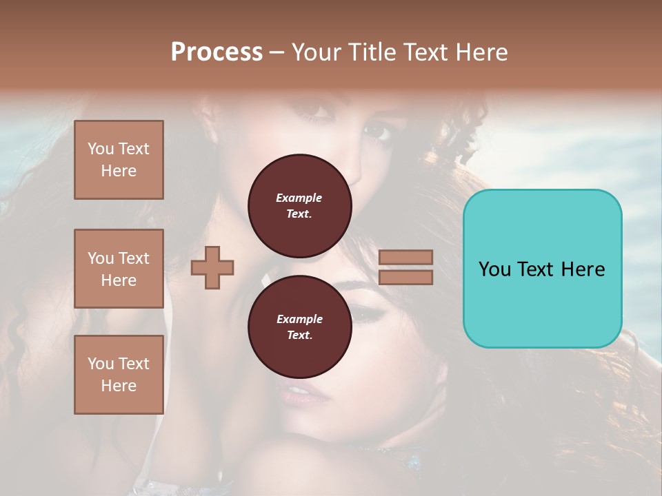 Beautiful Water Tanned PowerPoint Template