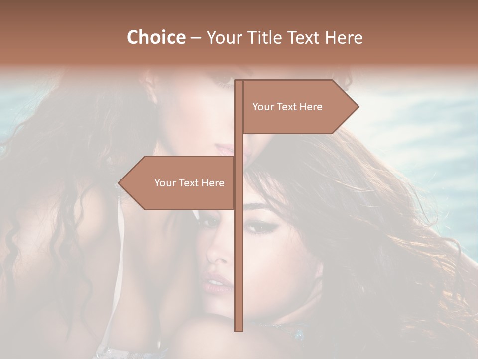 Beautiful Water Tanned PowerPoint Template