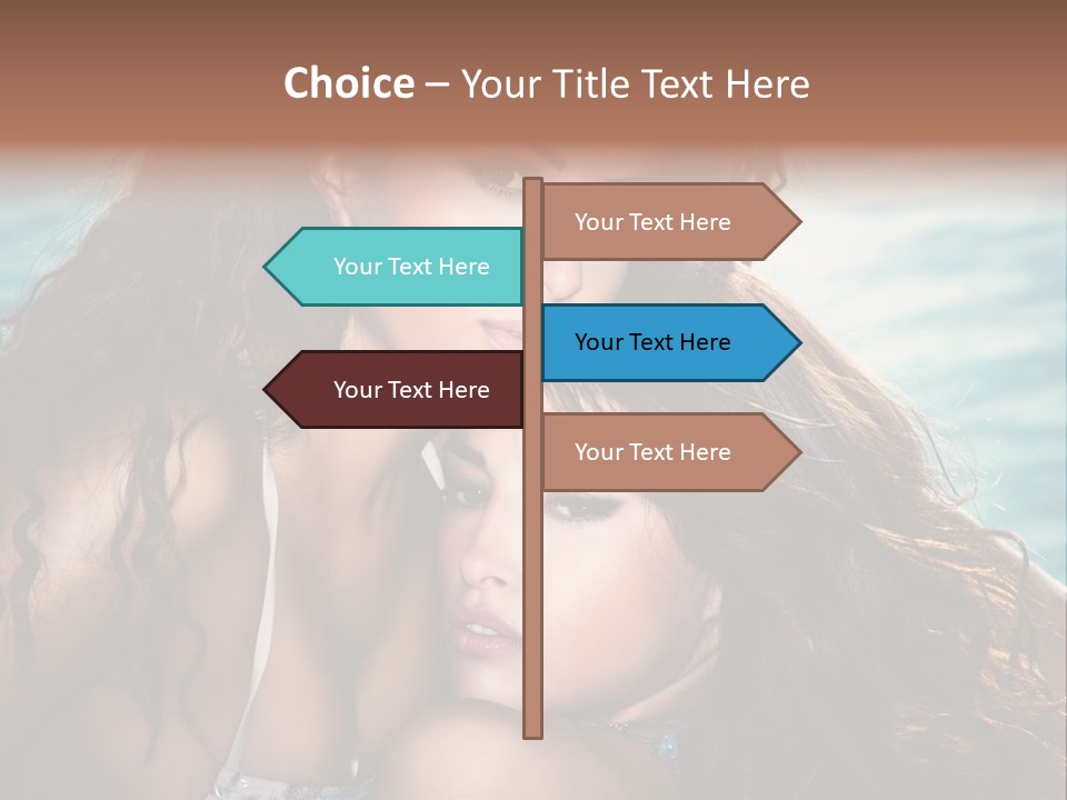 Beautiful Water Tanned PowerPoint Template